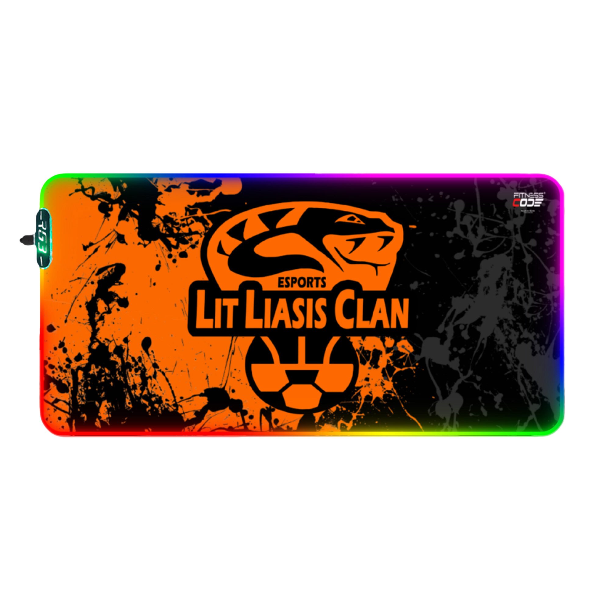 Gaming Mouse Pad | Orange/Black